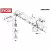 Ryobi EAG8512RHG Spare Parts List Type: 5133000366